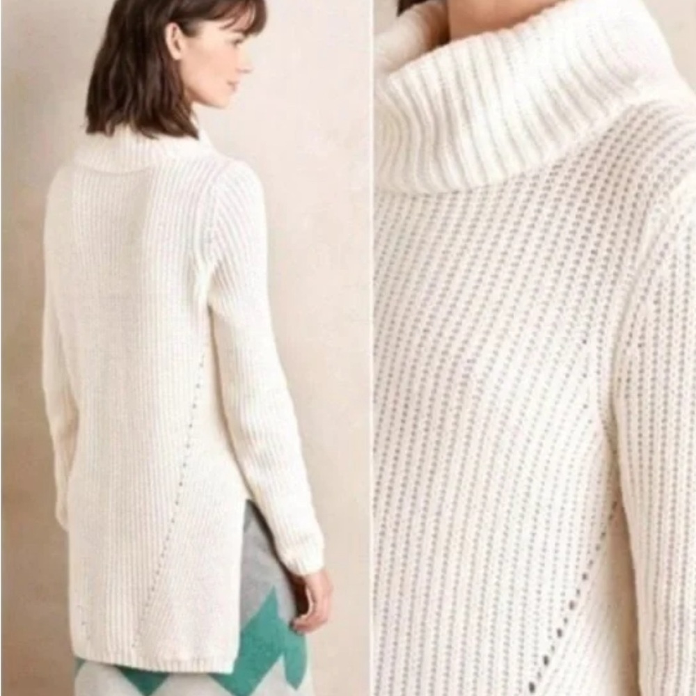 ⚪️EUC - Anthropologie Moth Sweater - Size M ⚪️